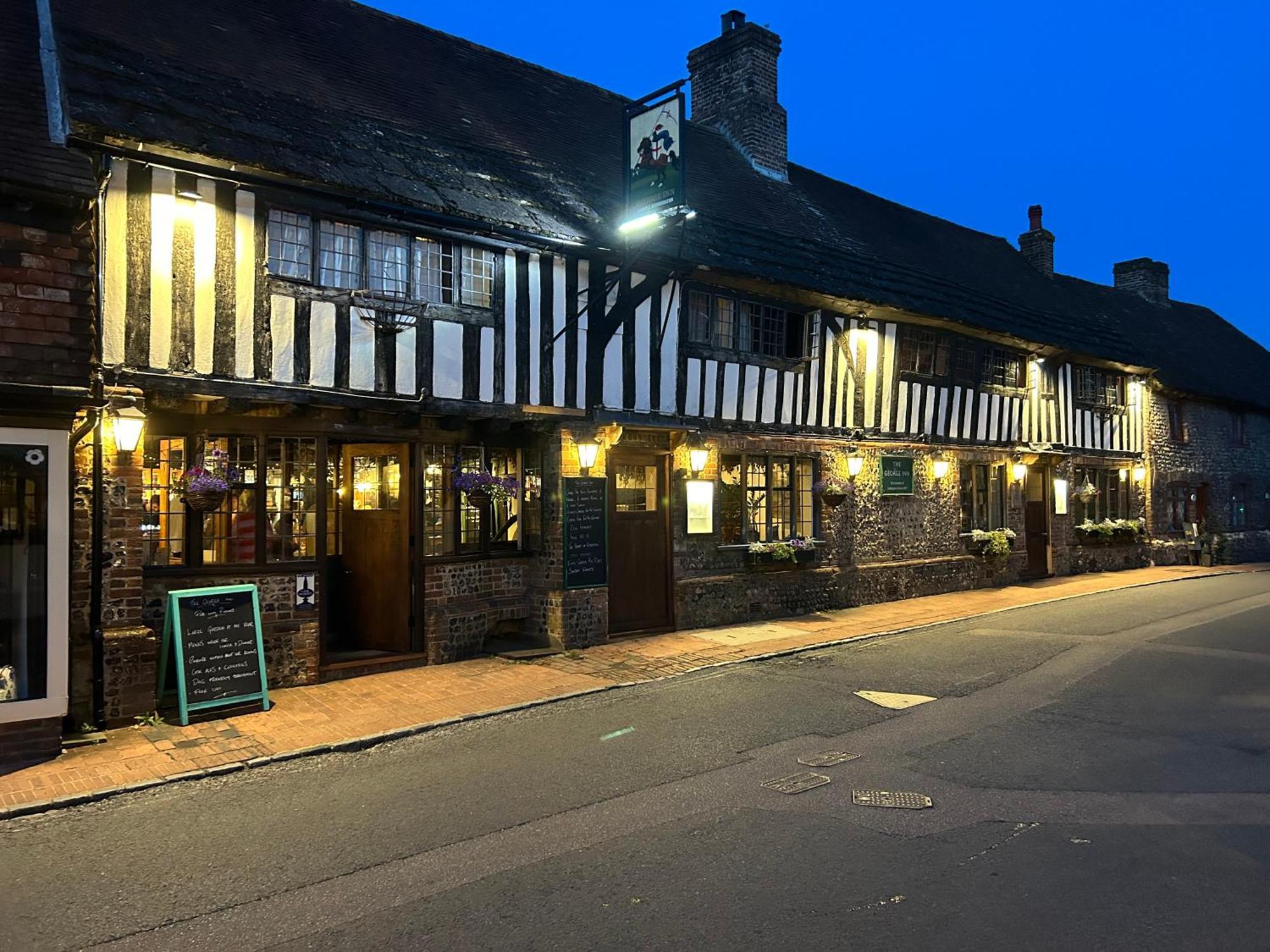 The George Inn Alfriston Dış mekan fotoğraf