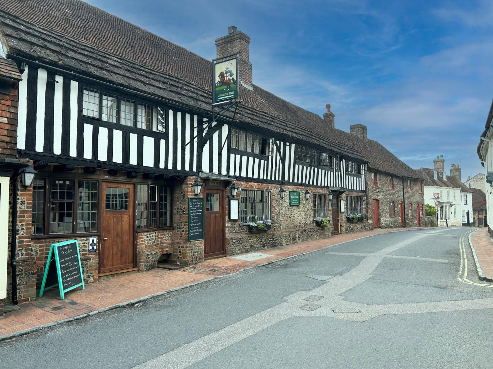 The George Inn Alfriston Dış mekan fotoğraf
